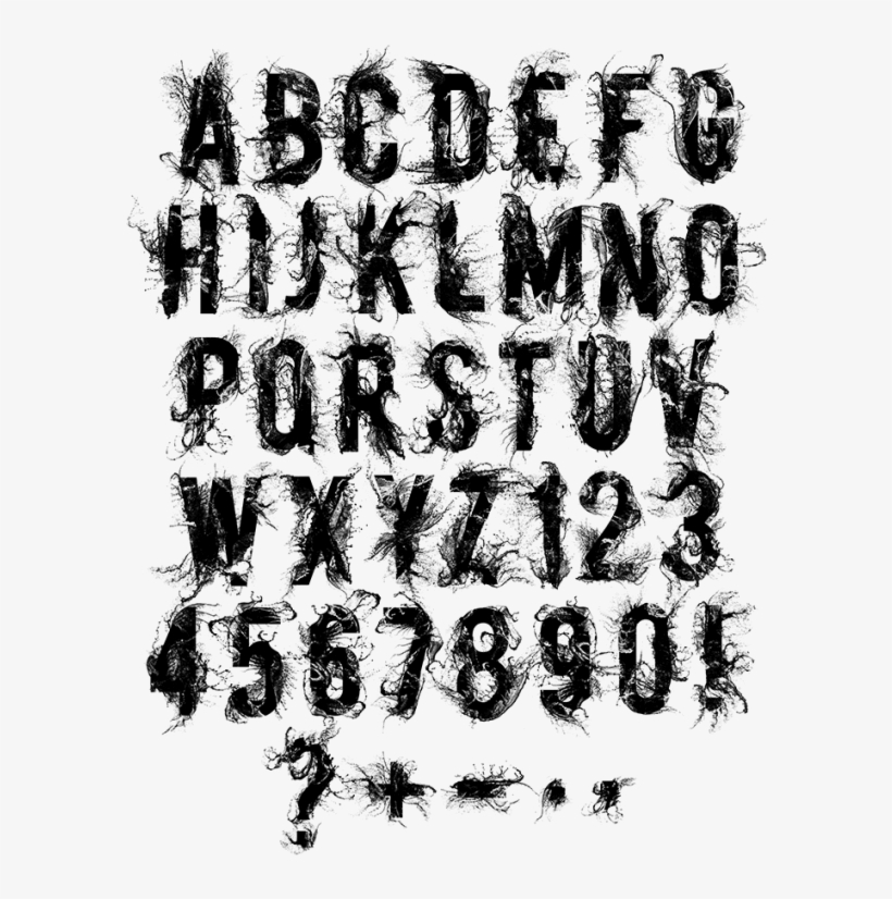 Splash Font - Alphabet, transparent png