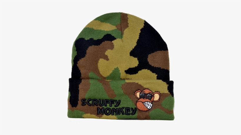 Camo/black Sm Logo Beanie - Hat, transparent png
