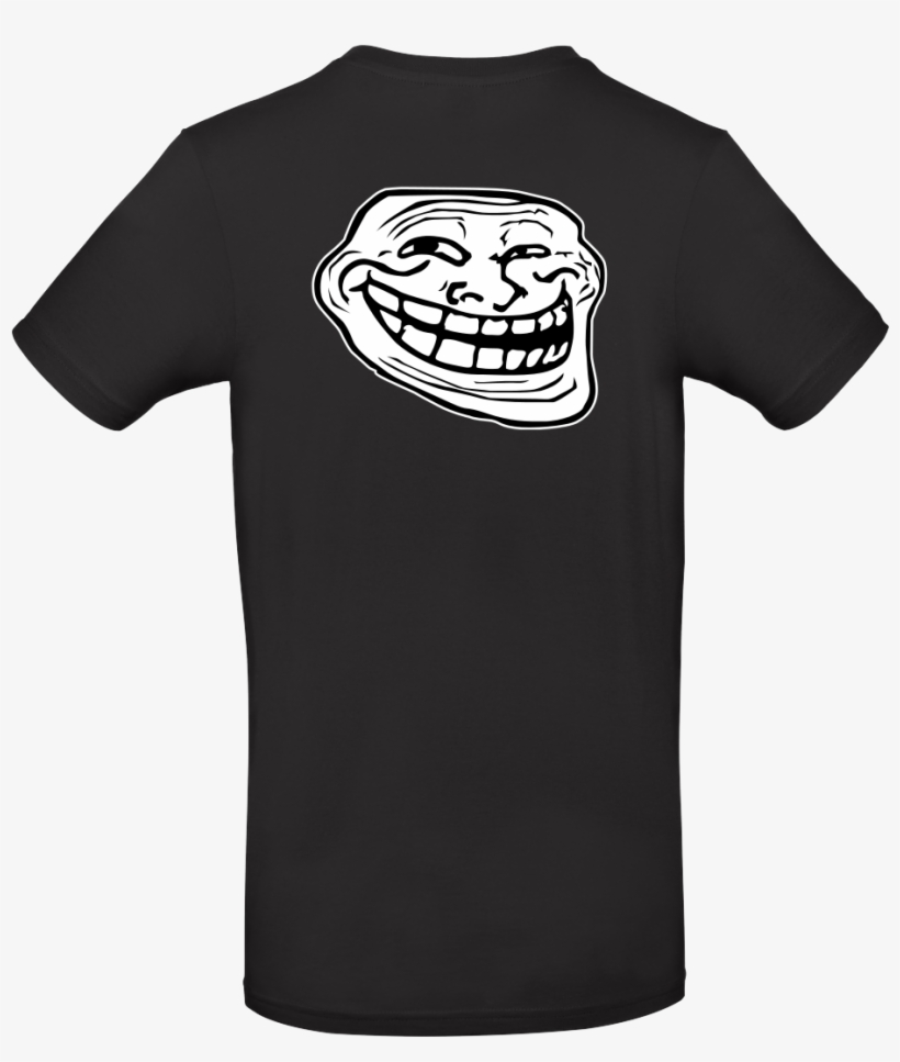 Trollface T-shirt B&c Exact, transparent png