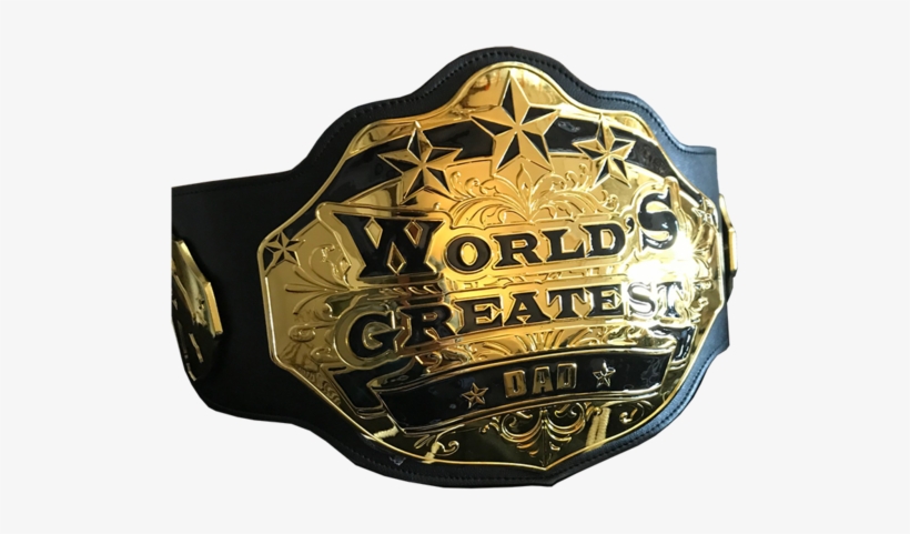 Undisputed Belts World's Greatest Dad Championship, transparent png