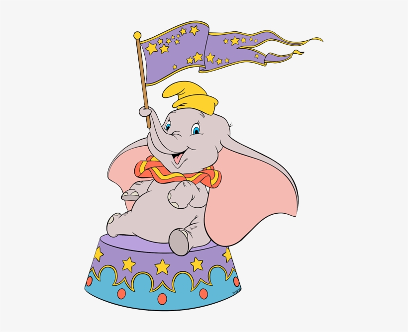 Timothy Dumbo Waving Flag - Dumbo, transparent png