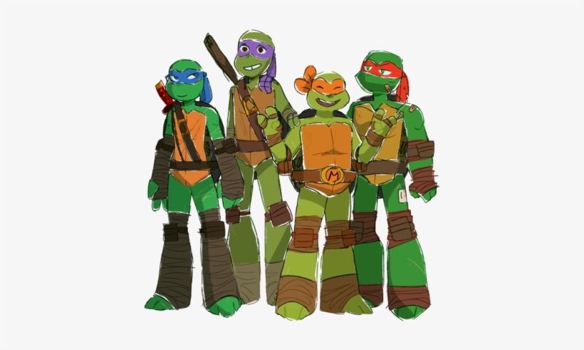Experimenting With Shapes And I Doodled Out Some Turtles - Teenage Mutant Ninja Turtles, transparent png