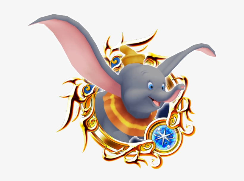 Dumbo - Stained Glass 1 Khux, transparent png
