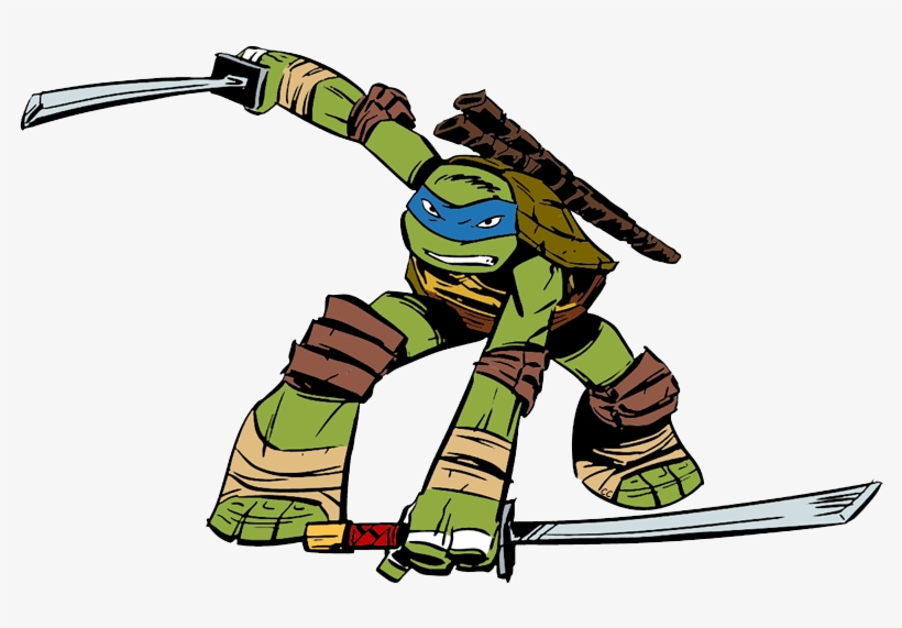 Go To Image - Ninja Turtle Leonardo Clipart, transparent png