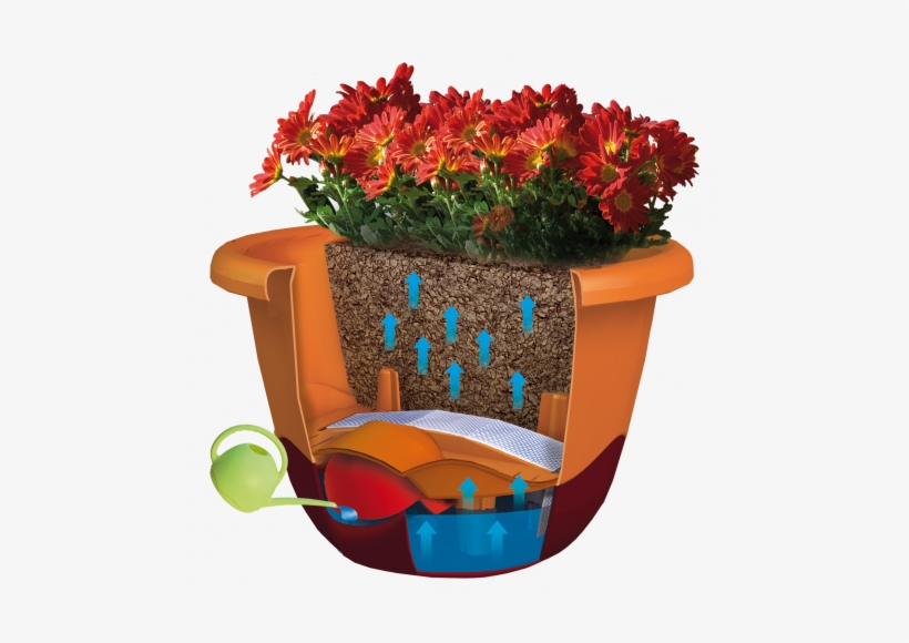 Flower Pot Mareta Beige Green - Flowerpot, transparent png