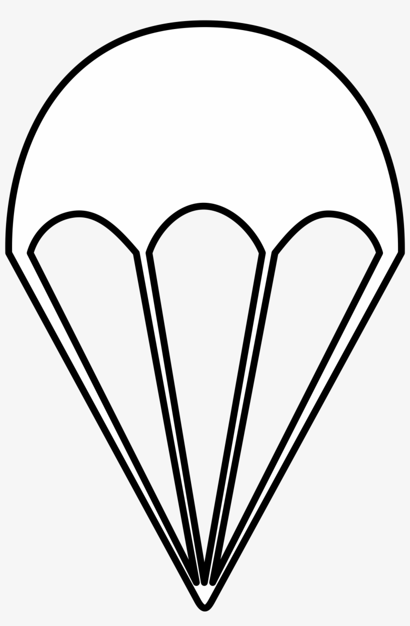 File - Parachute - Parachute Drawing, transparent png