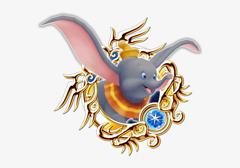 Dumbo - Kingdom Hearts Union X 7 Star Medals, transparent png