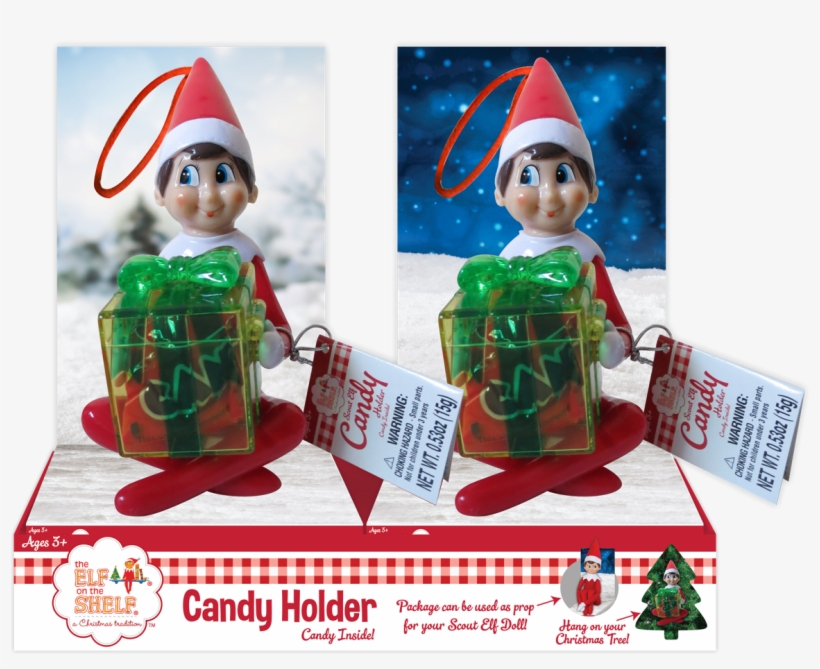 Elf On The Shelf Elf On The Shelf® Candy Dish - Candy, transparent png