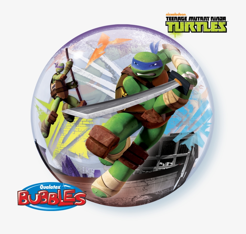 Teenage Mutant Ninja Turtles Bubble Balloon Balloon - 22" Teenage Mutant Ninja Turtles Bubble Balloon - Mylar, transparent png