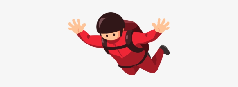 1 Closed Parachute - Cartoon, transparent png