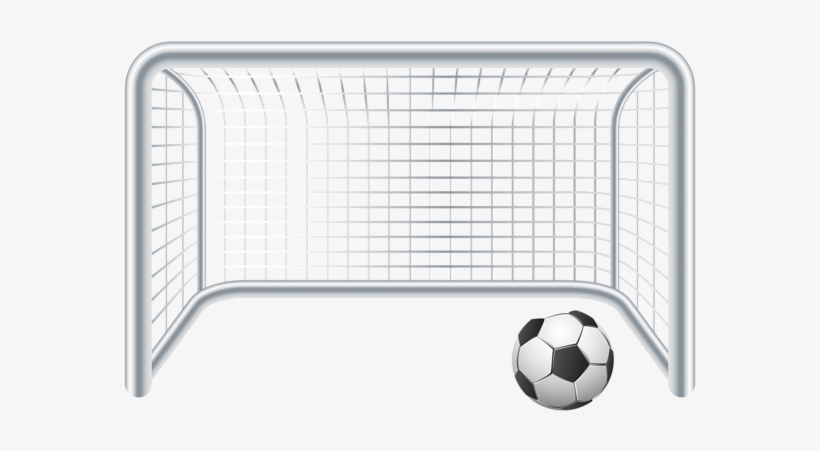 Png Freeuse Download Soccer Ball And Gate Png Clip - Soccer Goal Clip Art, transparent png