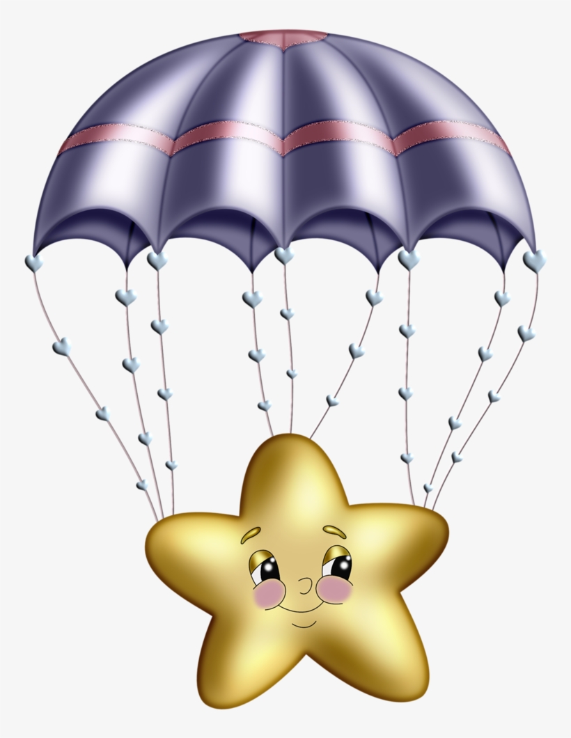 Pps Falling Star Png - Parachute Clip Art, transparent png