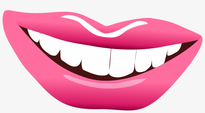 Lips Pink Png Clipart Image - Lips Pink Clipart, transparent png