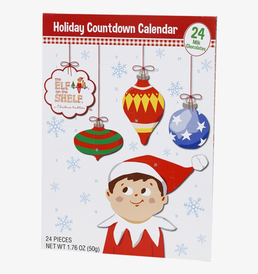 More Views - Elf On The Shelf 24 Chocolates Advent Calendar, transparent png