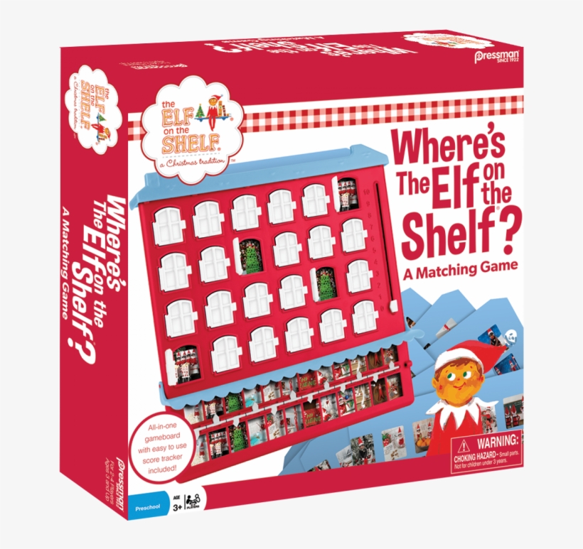 Elf On The Shelf Where's The Elf Game - Pressman Elf On The Shelf And Where's, transparent png