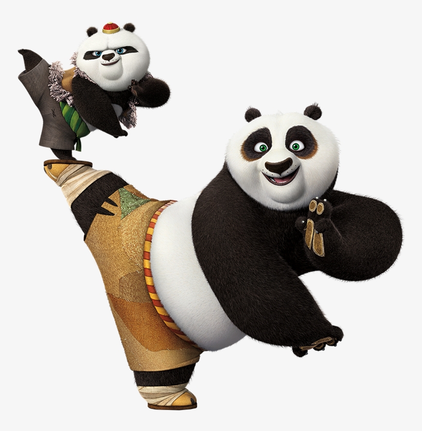 Awesome Kung Fu Panda, transparent png
