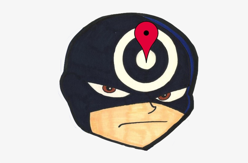 Google Maps Bullseye - Comic Book, transparent png