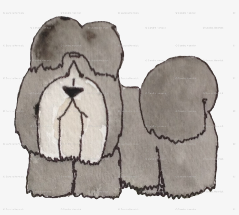 Shih-tzu By Ottdesigns - Customized Wallpaper Patterns, transparent png