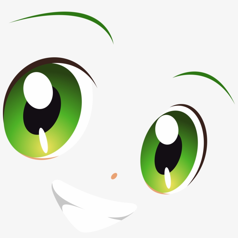 Transparent Stock Green Eyes Smile Yotsuba By Carionto - Smile Eye Logo, transparent png