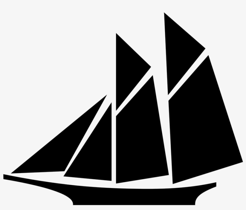 Sailboat Silhouette - Sailboat Silhouette No Background, transparent png