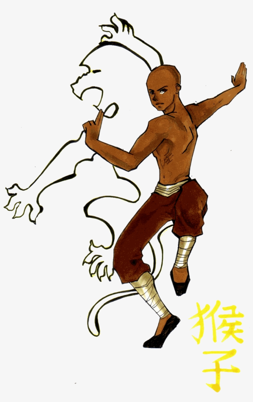 Monkey Kung Fu Panda By Glory Day - Kung Fu Technique Monkey, transparent png