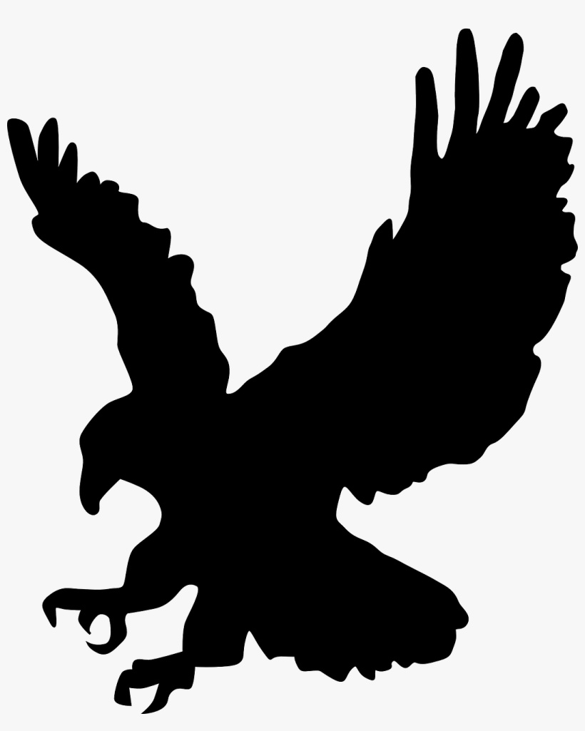 Gifs De Aguilas Kung Fu - Eagle Black & White, transparent png