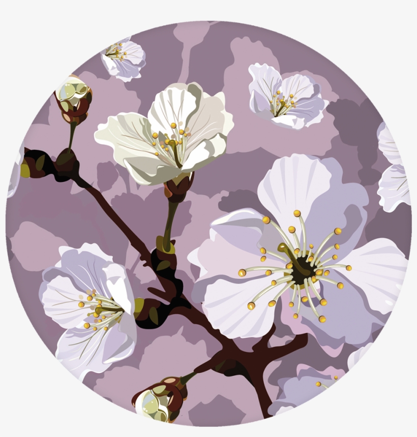Flowers Fabric Print, transparent png