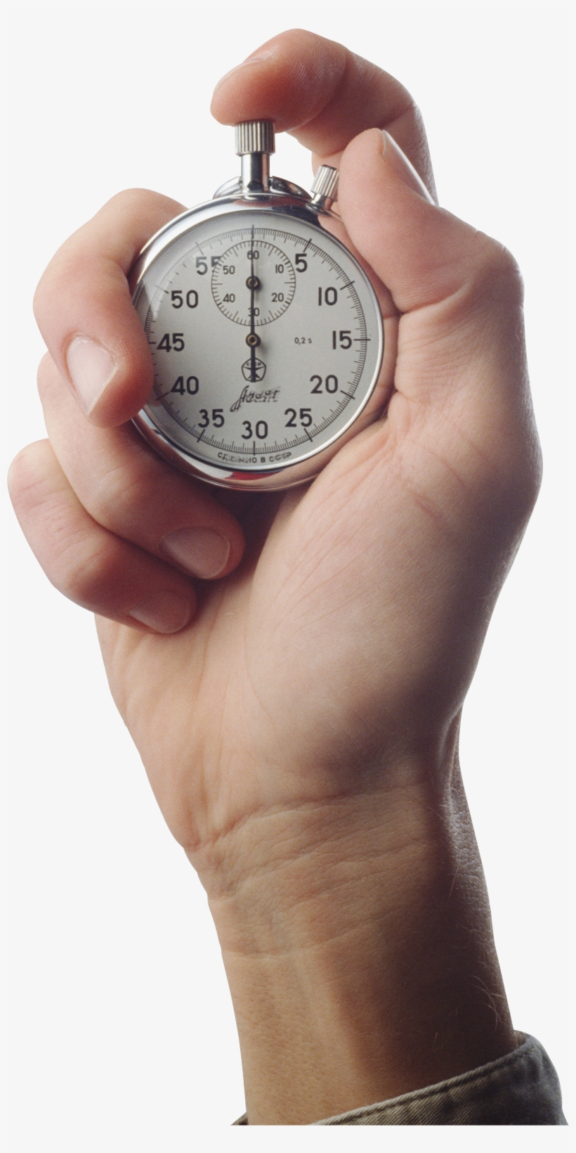 Stopwatch In Hand Png Image - Hand Stopwatch Png, transparent png
