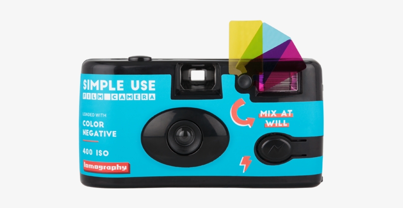 Color - Lomography Simple Use Film Camera - Color Negative, transparent png