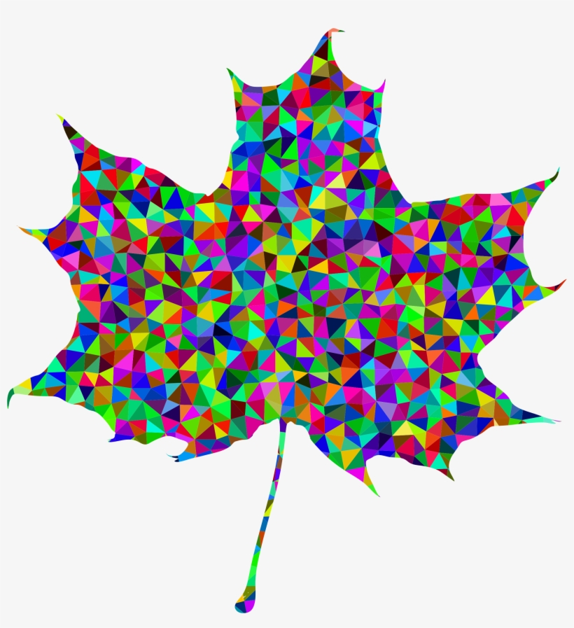 This Free Icons Png Design Of Prismatic Low Poly Maple, transparent png