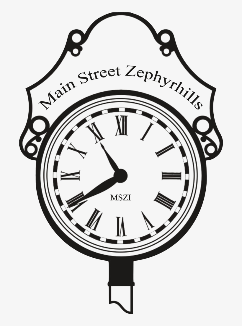 Main Street Clock Logo Transparent Background - Street Clock, transparent png