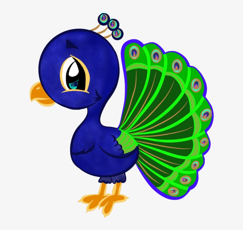 Png Royalty Free Download Drawing Peacocks Cartoon - Crying Peacock, transparent png