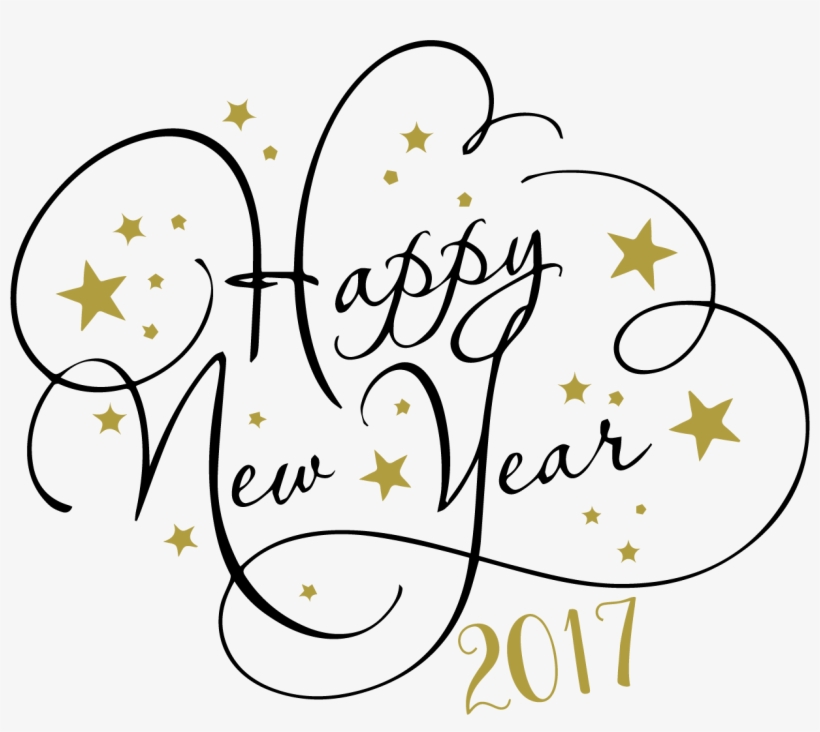 Happy New Year Return Address Labels, transparent png