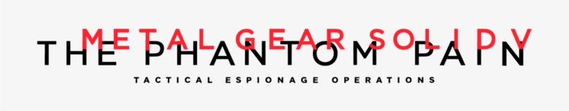 Introduction - Metal Gear Solid V: The Phantom Pain, transparent png