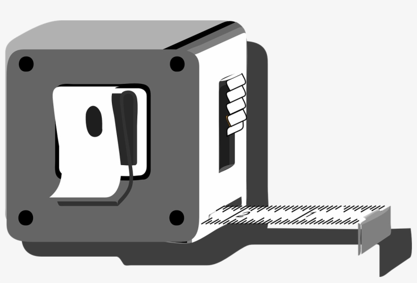 Measuring Tape,tape Vector - Black Tape Measure Graphic Transparent, transparent png