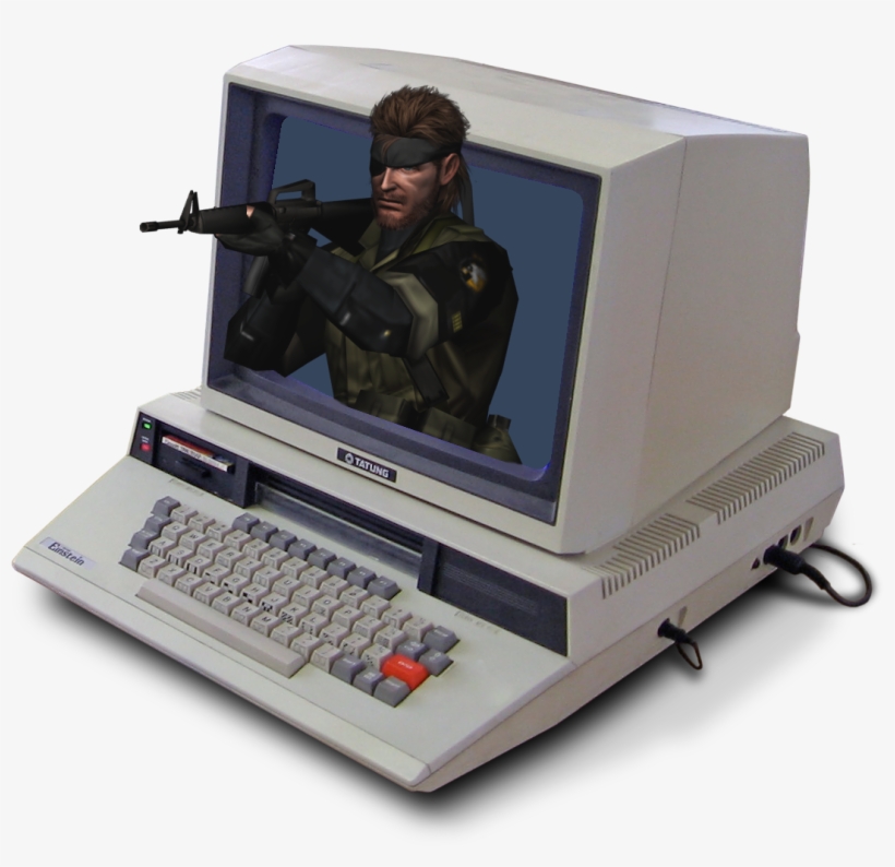 Imagine Metal Gear Solid - Vintage Computer Png, transparent png