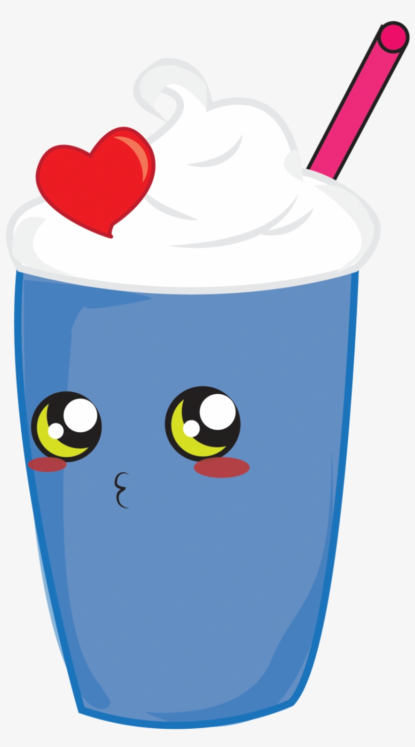 Milkshake Clipart - Milk Shake Kawaii, transparent png
