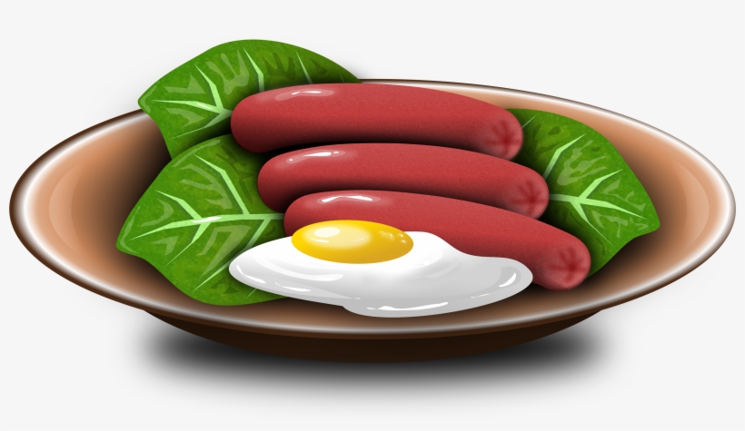 Graphic Black And White Stock Hotdogs And Fried Egg - Hot Dog Y Huevo, transparent png