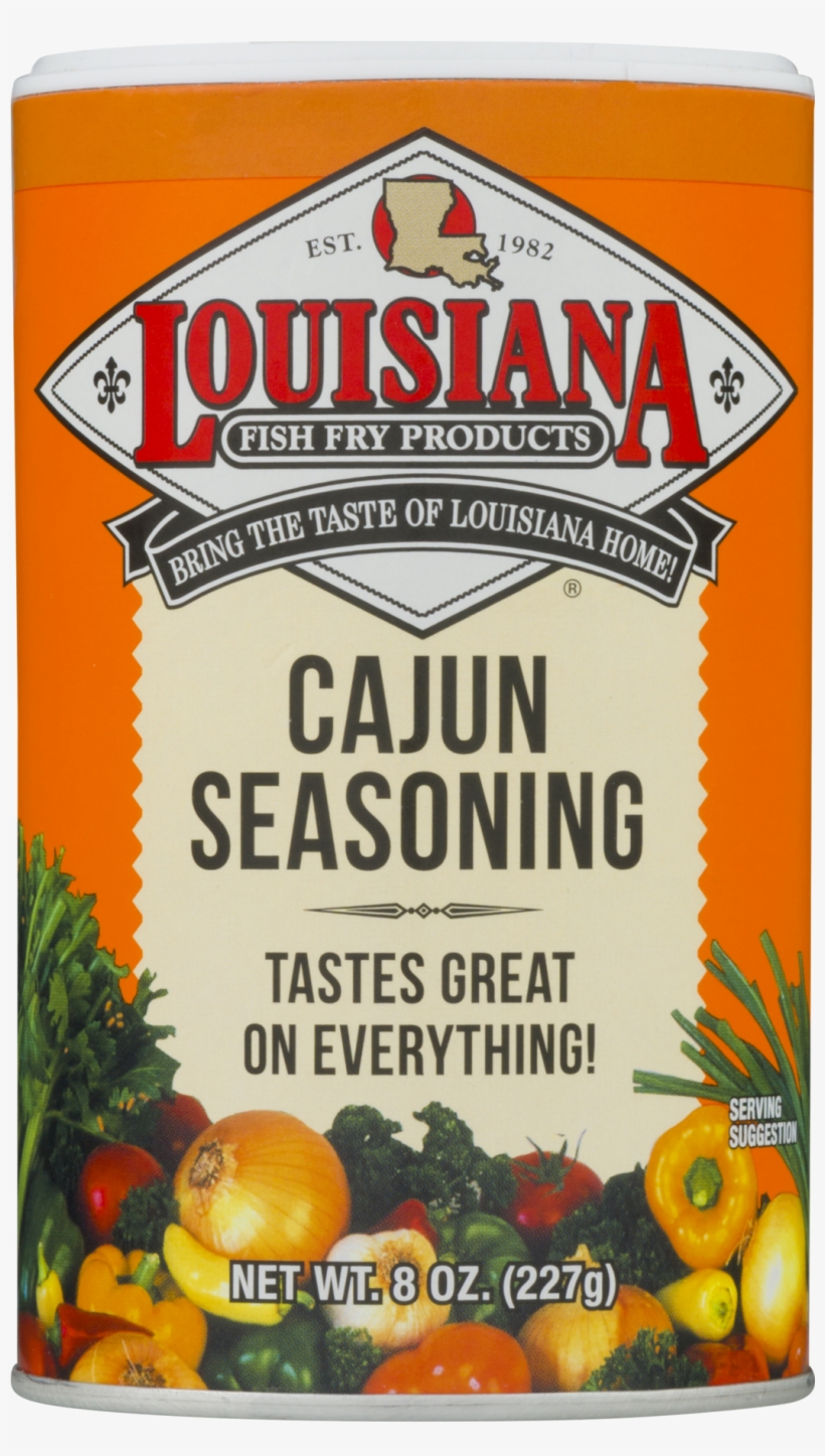 Louisiana Fish Fry Cajun Seasoning, - Louisiana Cajun Seasoning - 8 Oz Can, transparent png