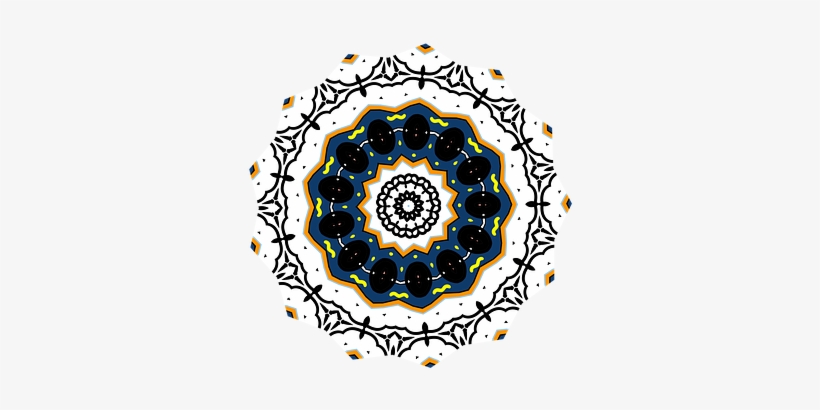 Mandala Design Cool Pretty Coloring Page C - Vector Graphics, transparent png