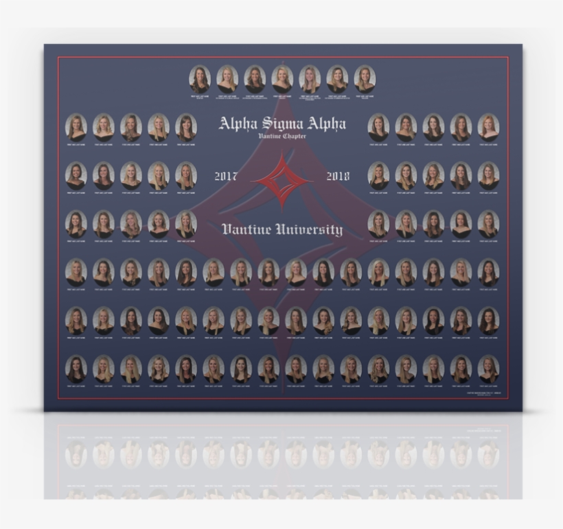 Navy Background With Crest Watermark, Regular Oval - Poster, transparent png