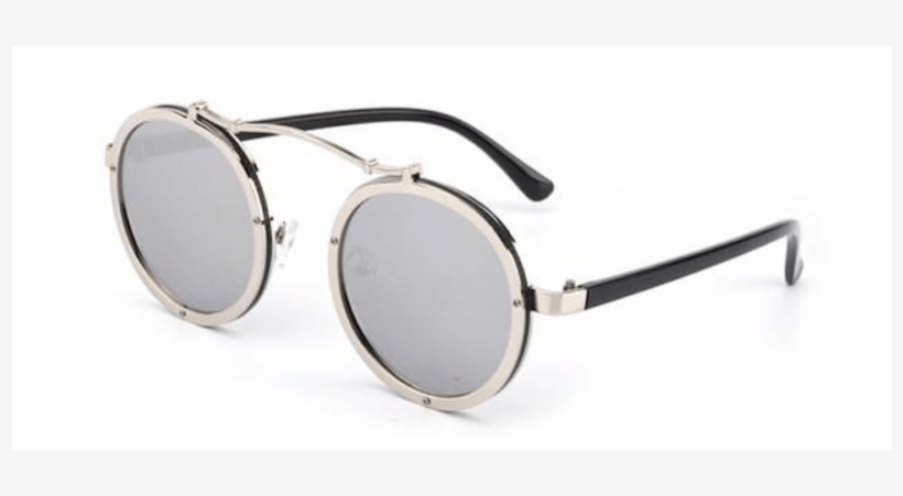 Steampunk Sunglasses - Retro Round Steampunk Sunglasses Men Vintage Accessories, transparent png