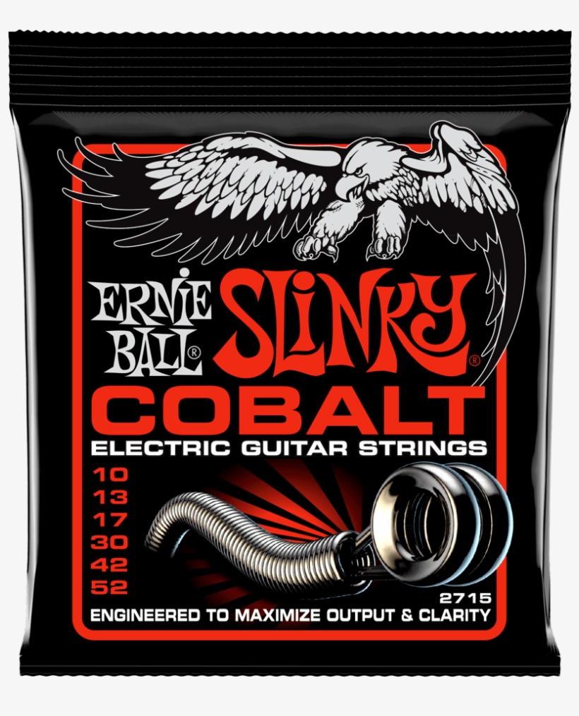 Ernie Ball 2715 Cobalt Skinny Top/heavy Bottom Electric - Ernie Ball 7 String Skinny Top Heavy Bottom, transparent png