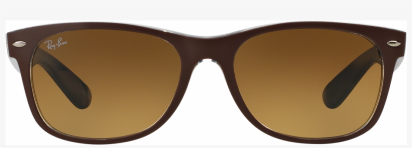 Prescription Ray-ban New Wayfarer Rb2132 Sunglasses - Ray Ban Rb 2132 618985 Top Mt Chocolate On Blue Full, transparent png