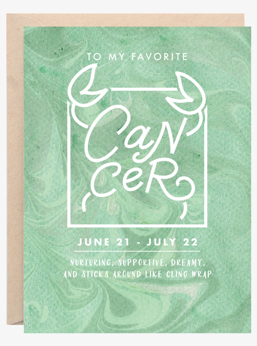 Cancer Birthday Card - Birthday, transparent png
