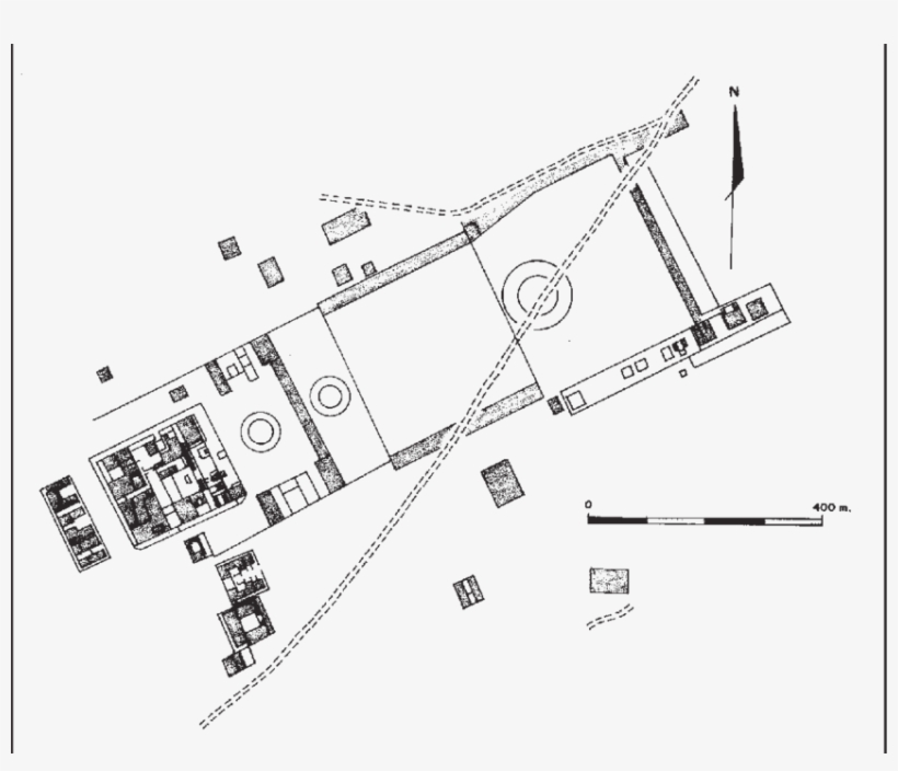 24 Dibujo De Planta Del Sitio De Sechín Alto, Casma - Sechin Alto, transparent png