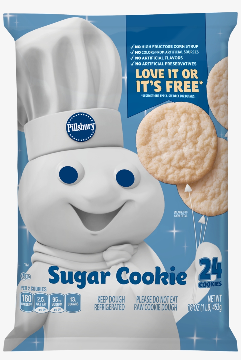 Pillsbury Ready To Bake Sugar Cookies, transparent png