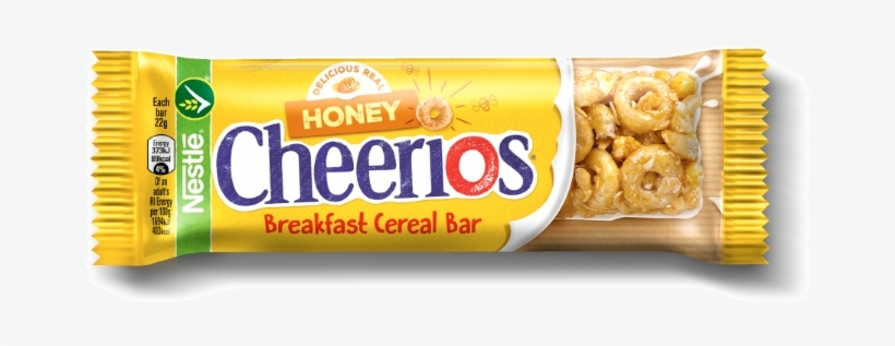 Single Bar Honey Cheerios Breakfast Cereal - Nestle Honey Cheerios 375g Pm, transparent png