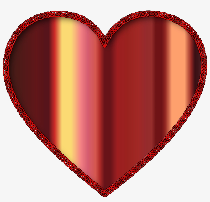 This Free Icons Png Design Of Celtic Knot Heart Enhanced, transparent png