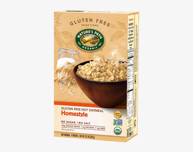 <img Src="cereal " Alt="oatmeal - Nature's Path Organic - Instant Hot Oatmeal Homestyle, transparent png